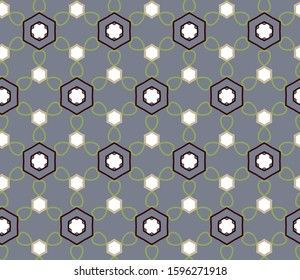 Geometric ornamental vector pattern. Seamless design texture.