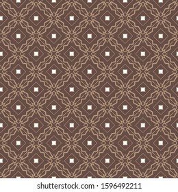 Geometric ornamental vector pattern. Seamless design texture.
