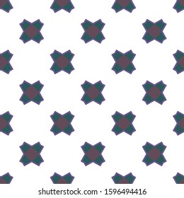 Geometric ornamental vector pattern. Seamless design texture.