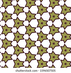 Geometric ornamental vector pattern. Seamless design texture.