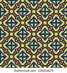 Geometric ornamental vector pattern. Seamless design texture.
