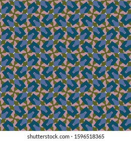 Geometric ornamental vector pattern. Seamless design texture.