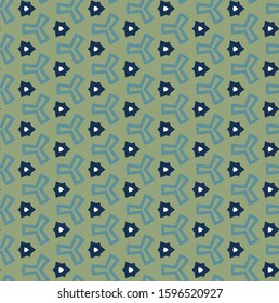Geometric ornamental vector pattern. Seamless design texture.