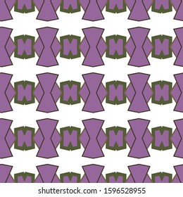 Geometric ornamental vector pattern. Seamless design texture.