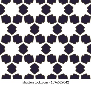 Geometric ornamental vector pattern. Seamless design texture.