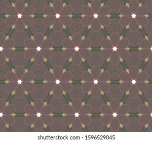 Geometric ornamental vector pattern. Seamless design texture.