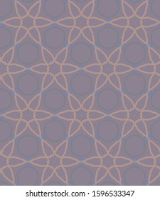 Geometric ornamental vector pattern. Seamless design texture.