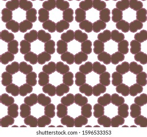 Geometric ornamental vector pattern. Seamless design texture.