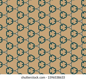 Geometric ornamental vector pattern. Seamless design texture.