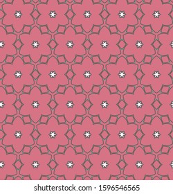 Geometric ornamental vector pattern. Seamless design texture.