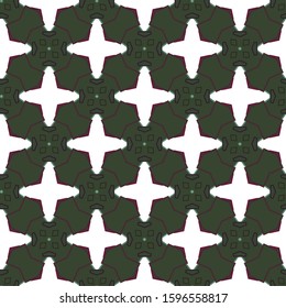Geometric ornamental vector pattern. Seamless design texture.