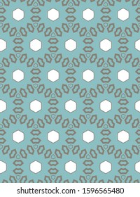 Geometric ornamental vector pattern. Seamless design texture.