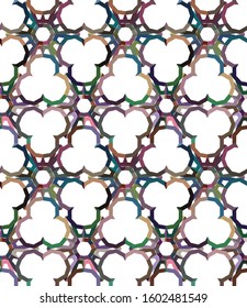 Geometric ornamental vector pattern. Seamless design texture.