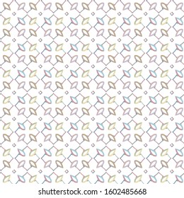 Geometric ornamental vector pattern. Seamless design texture.