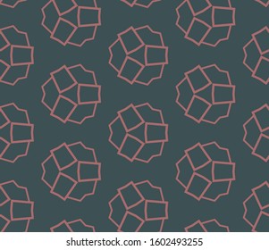 Geometric ornamental vector pattern. Seamless design texture.