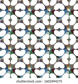 Geometric ornamental vector pattern. Seamless design texture.