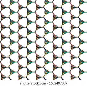 Geometric ornamental vector pattern. Seamless design texture.