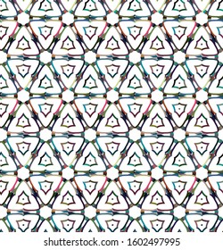 Geometric ornamental vector pattern. Seamless design texture.