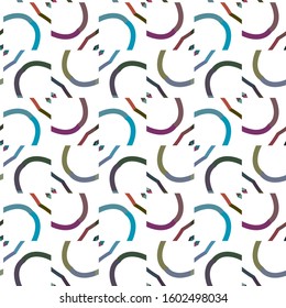 Geometric ornamental vector pattern. Seamless design texture.