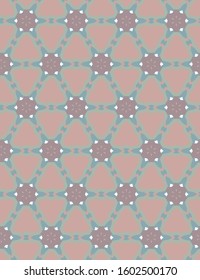 Geometric ornamental vector pattern. Seamless design texture.