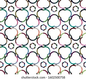 Geometric ornamental vector pattern. Seamless design texture.