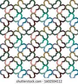 Geometric ornamental vector pattern. Seamless design texture.