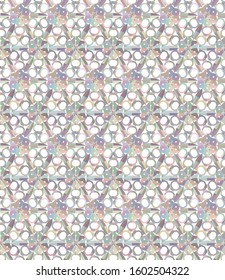 Geometric ornamental vector pattern. Seamless design texture.