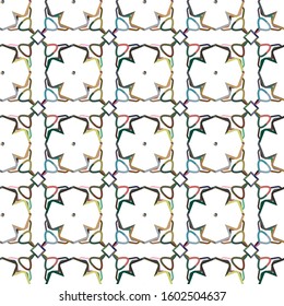 Geometric ornamental vector pattern. Seamless design texture.