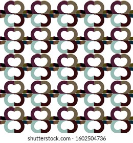 Geometric ornamental vector pattern. Seamless design texture.