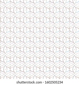 Geometric ornamental vector pattern. Seamless design texture.