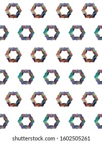 Geometric ornamental vector pattern. Seamless design texture.