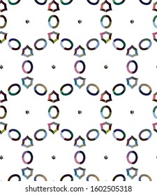 Geometric ornamental vector pattern. Seamless design texture.