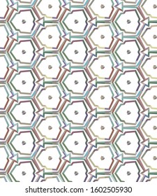 Geometric ornamental vector pattern. Seamless design texture.