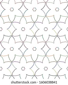 Geometric ornamental vector pattern. Seamless design texture.