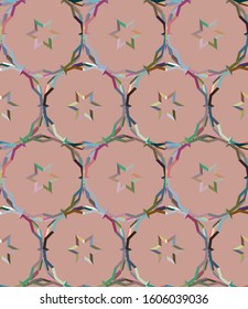 Geometric ornamental vector pattern. Seamless design texture.