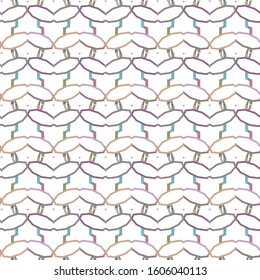 Geometric ornamental vector pattern. Seamless design texture.