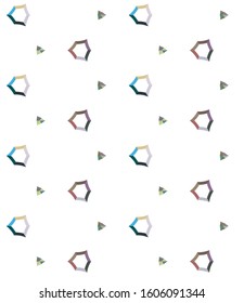 Geometric ornamental vector pattern. Seamless design texture.