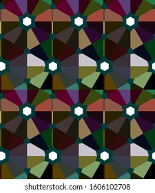 Geometric ornamental vector pattern. Seamless design texture.