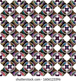 Geometric ornamental vector pattern. Seamless design texture.