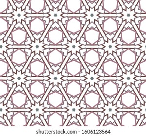 Geometric ornamental vector pattern. Seamless design texture.