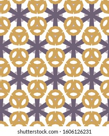 Geometric ornamental vector pattern. Seamless design texture.