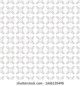 Geometric ornamental vector pattern. Seamless design texture.