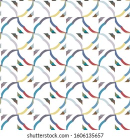 Geometric ornamental vector pattern. Seamless design texture.