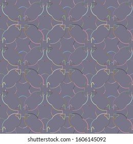 Geometric ornamental vector pattern. Seamless design texture.
