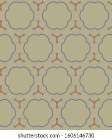 Geometric ornamental vector pattern. Seamless design texture.