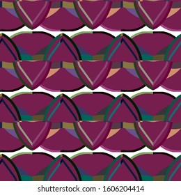 Geometric ornamental vector pattern. Seamless design pattern.