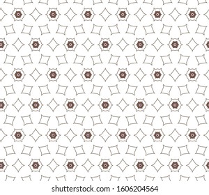 Geometric ornamental vector pattern. Seamless design pattern.