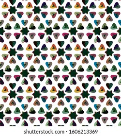Geometric ornamental vector pattern. Seamless design texture.