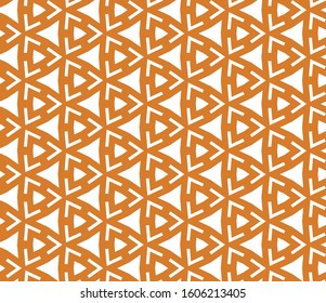 Geometric ornamental vector pattern. Seamless design texture.