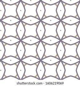 Geometric ornamental vector pattern. Seamless design texture.